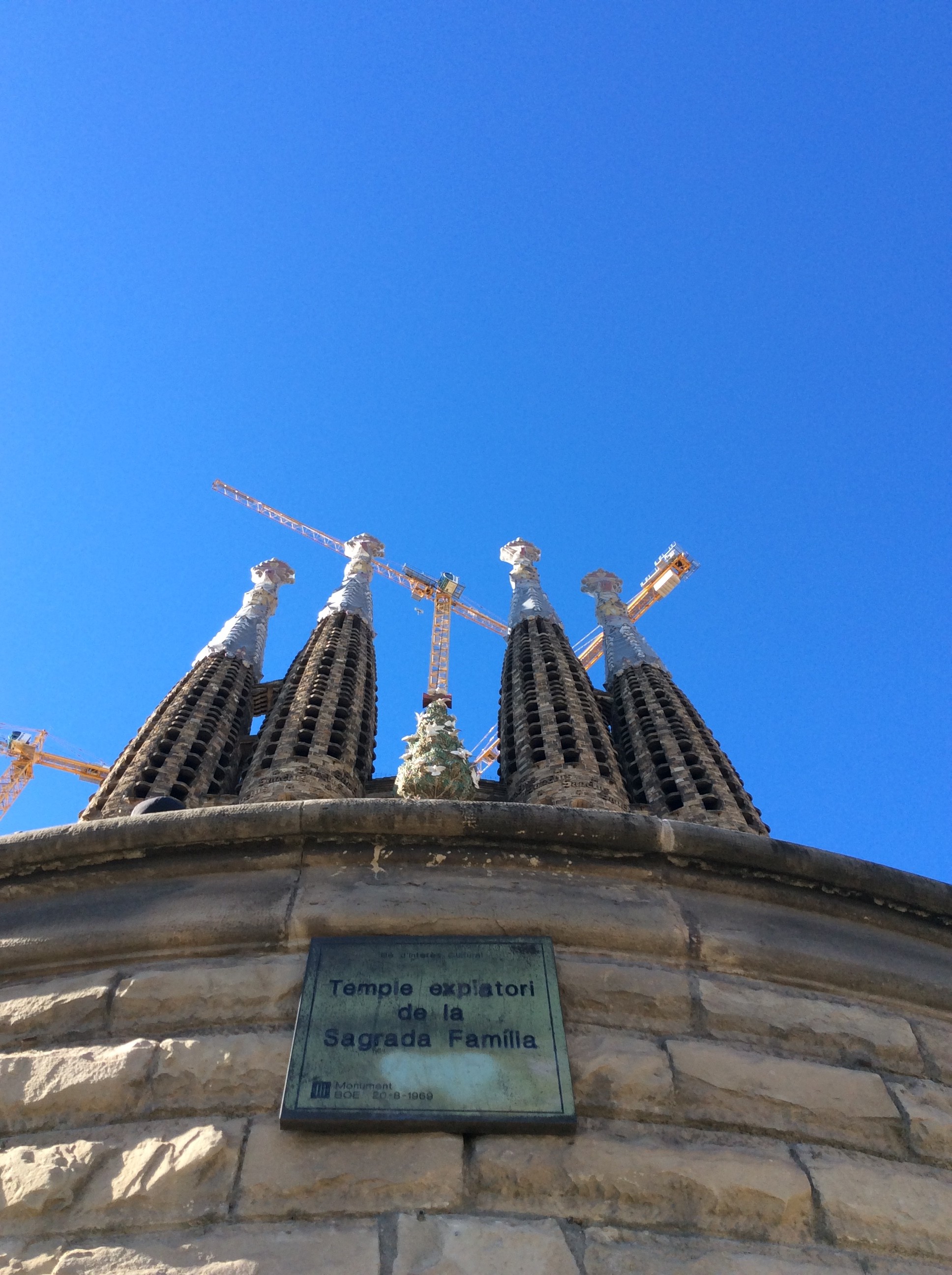 Sagrada Família towers - during the Gaudí Tour