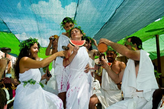 Recreation of a Roman celebration