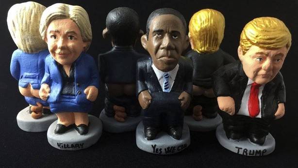 "Caganer" of famous politicians