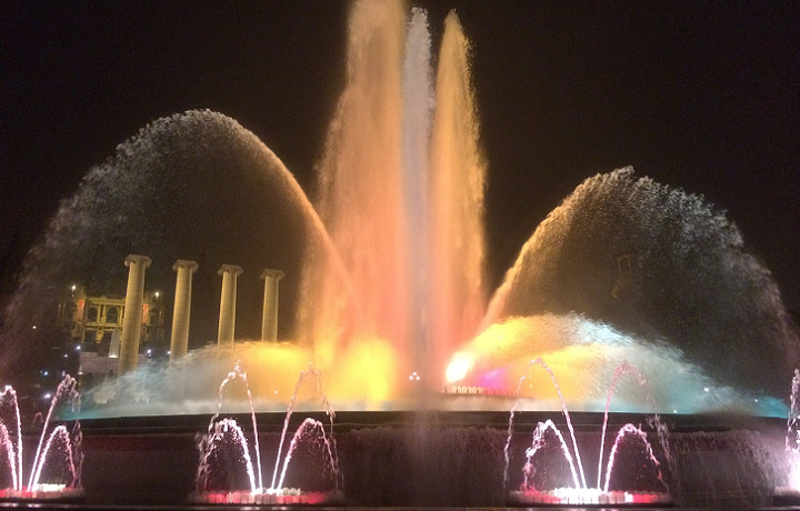 Magic fountain Montjuic