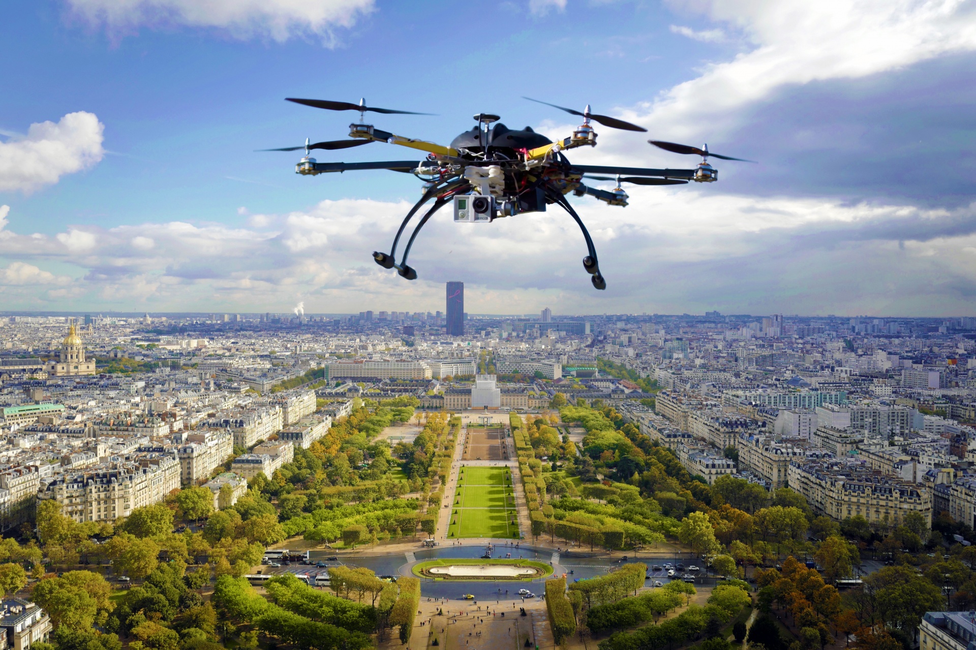 Can you fly a deals drone in a city