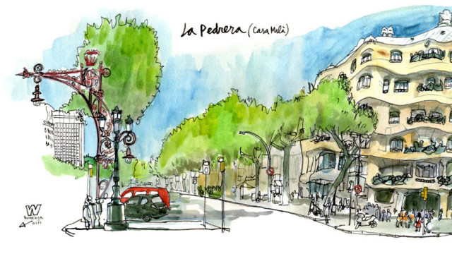 La Pedrera - Urban Sketchers