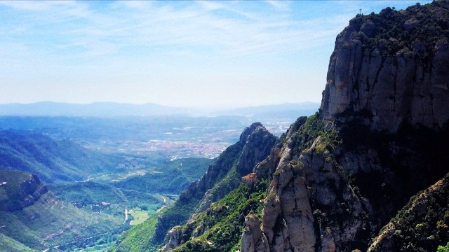Montserrat in English means "Serrated Mountain"