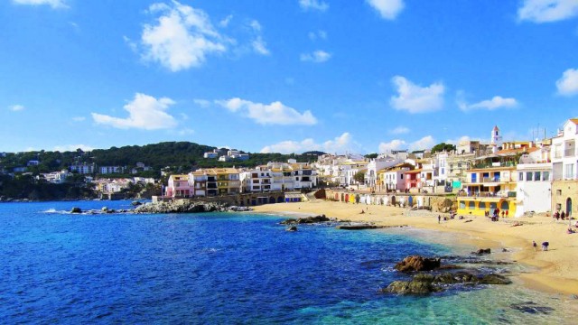 One of the beaches you can enjoy in Catalonia, Calella beach